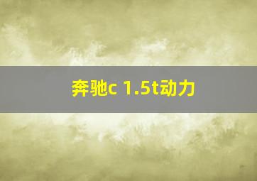 奔驰c 1.5t动力